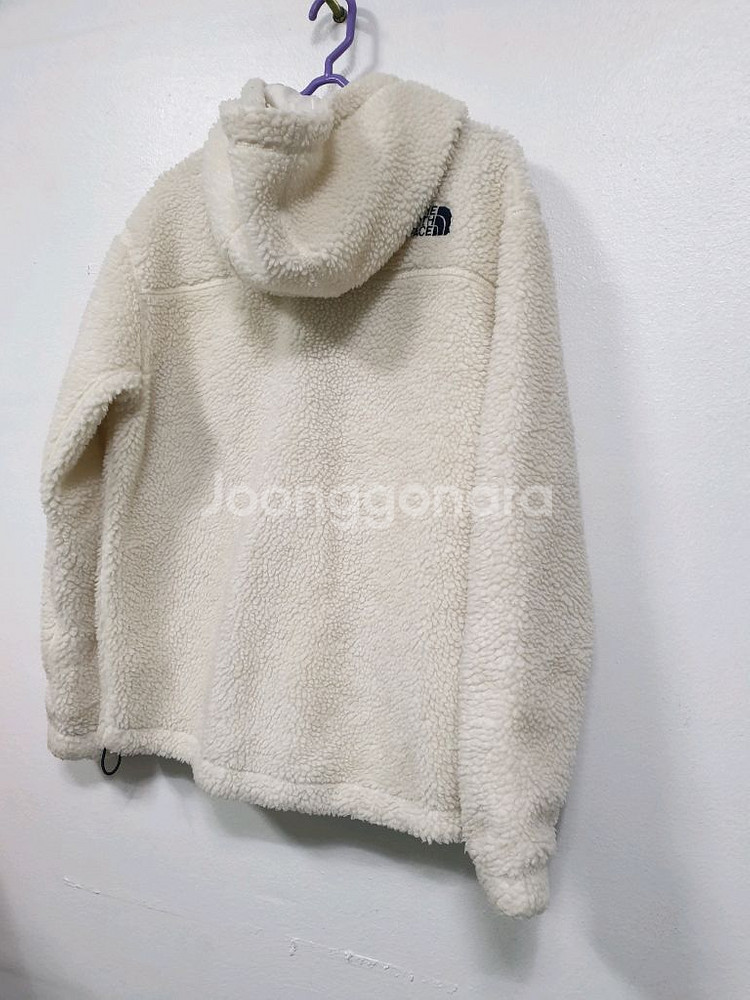 노스페이스 화이트라벨 흰색 플리스 아노락 XS사이즈--4