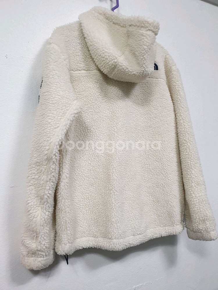 노스페이스 화이트라벨 흰색 플리스 아노락 XS사이즈--5