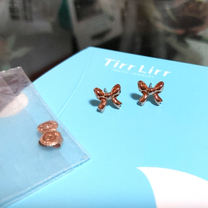 티르리르 귀걸이(침만 18K)