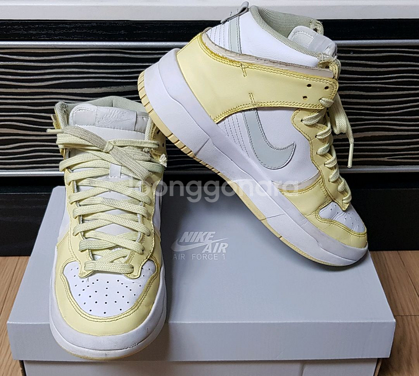 nike 나이키 덩크 하이업 레몬 (시트론 틴트)--2