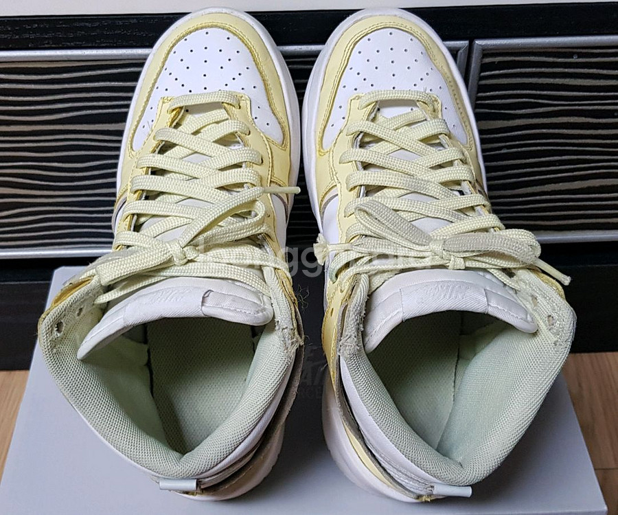 nike 나이키 덩크 하이업 레몬 (시트론 틴트)--6