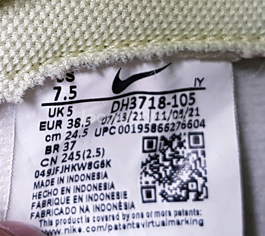 nike 나이키 덩크 하이업 레몬 (시트론 틴트)--8