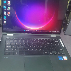 lg 그램 노트북 360.14인치 i5 11세대 배터리90%효율 무기스