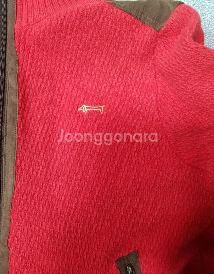 루이까스텔 스웨터 울 니트 집업 쟈켓 95~100--4