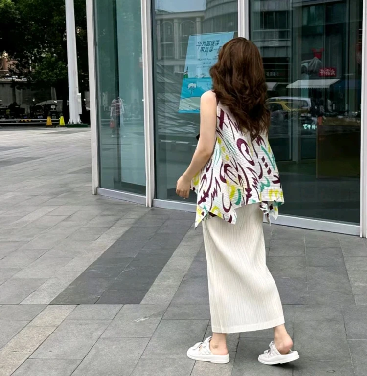 플리츠플리즈 피지바운스 탑,씨커스커트 화이트 이미지