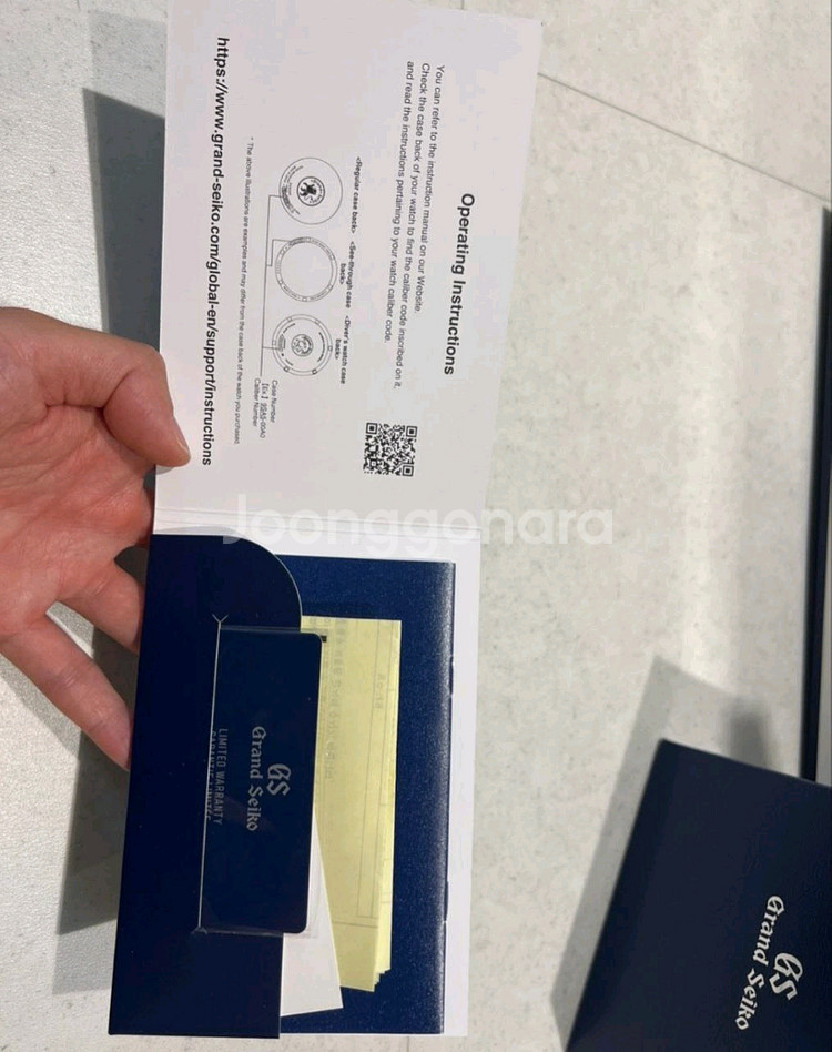 (새제품) 그랜드 세이코 sbgp-009 그랜드세이코--4