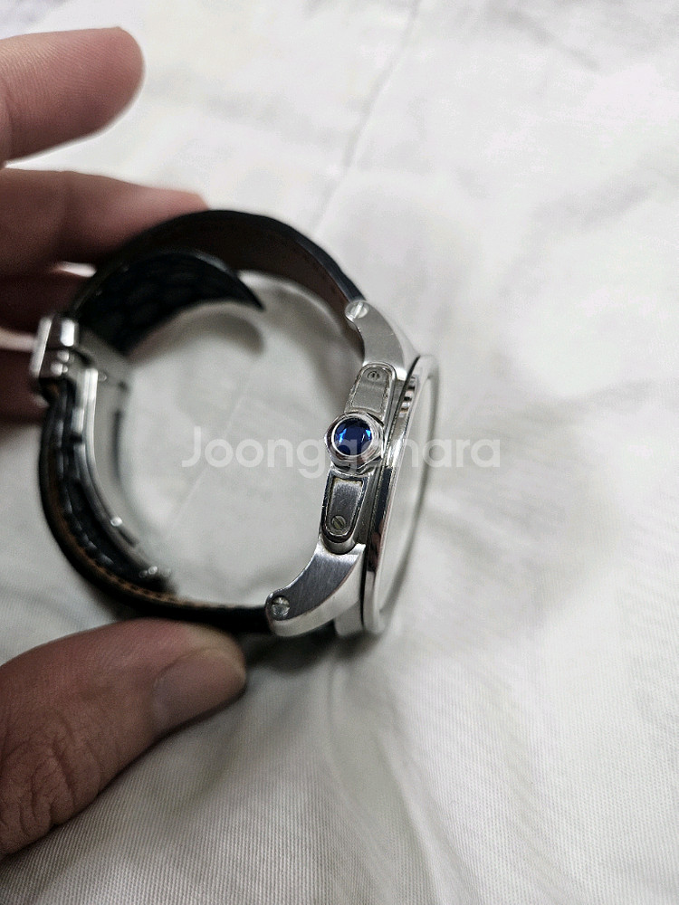 칼리브 드 까르띠에 화이트 42mm 급매 오토매틱 시계--3