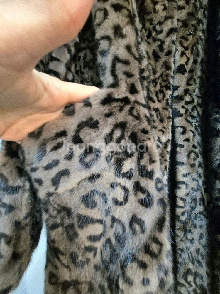 진도 레오파드 롱 밍크 코트 91-98-160--16