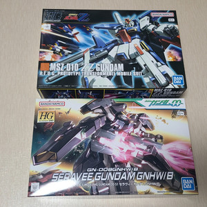 HGUC 더블제타 건담 HG 세라비 건담 GNHW/B 일괄미개봉