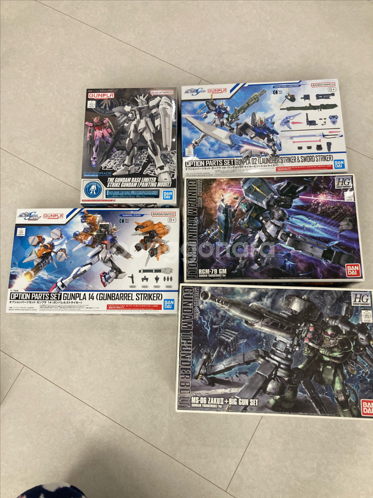 hg 썬더볼트 짐 + 빅건 + 기타등등 일괄 판매--0