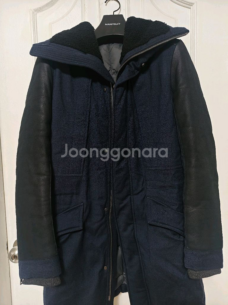 솔리드옴므 우영미 무스탕 패딩 코트 100 덕다운--1