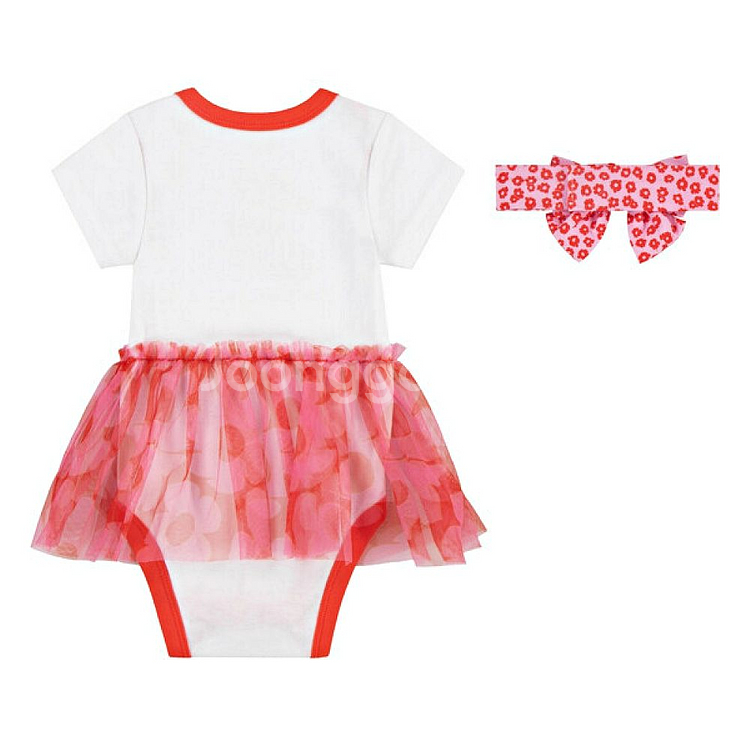 나이키 베이비 2피스 토투 바디수트 & 헤드밴드 세트--1