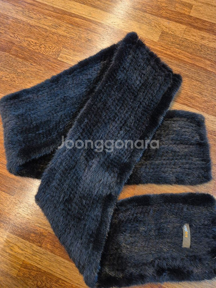 천연밍크 목도리--0