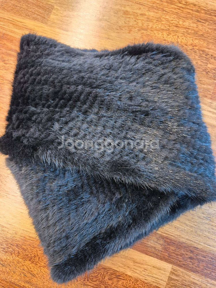 천연밍크 목도리--1