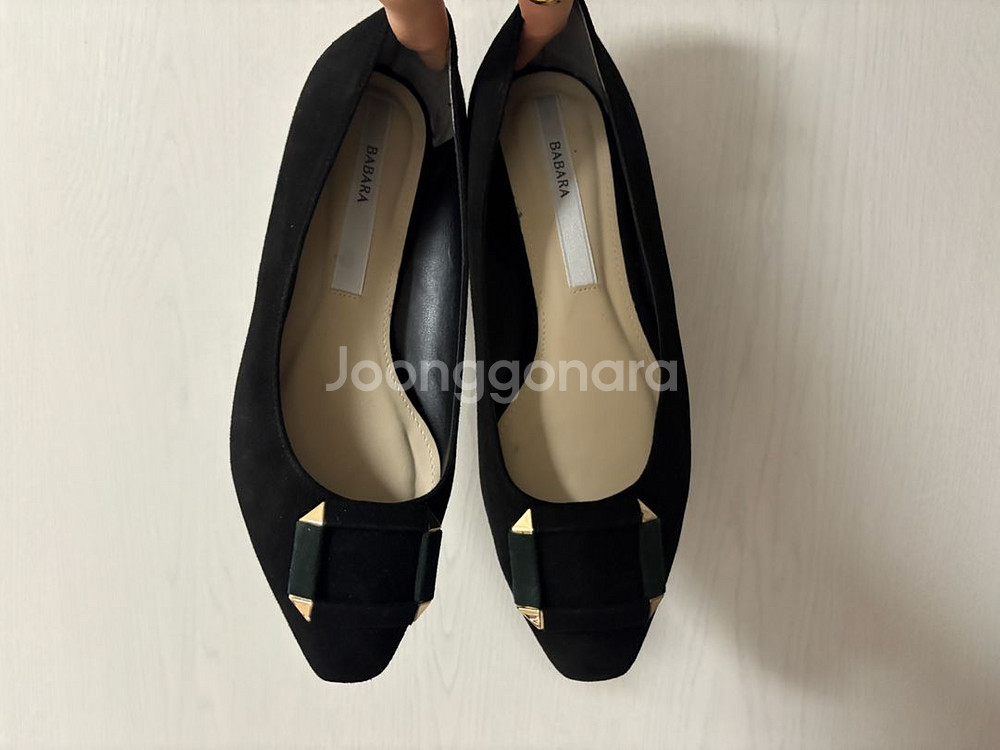 바바라 플랫구두 굽1cm 240사이즈--0