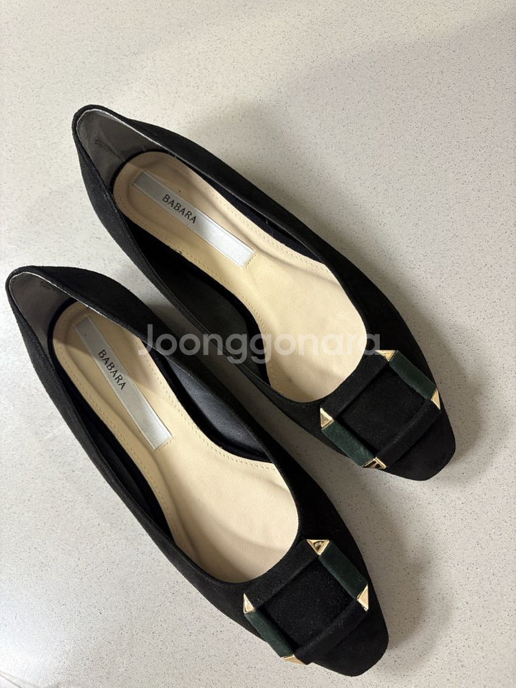 바바라 플랫구두 굽1cm 240사이즈--1