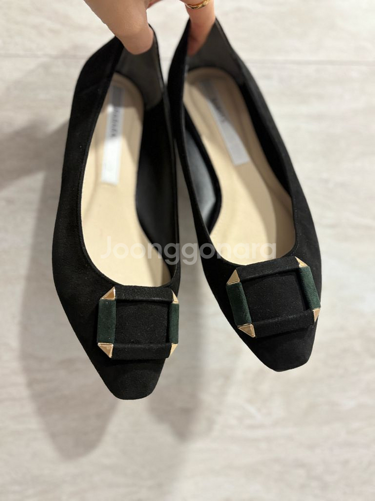 바바라 플랫구두 굽1cm 240사이즈--4