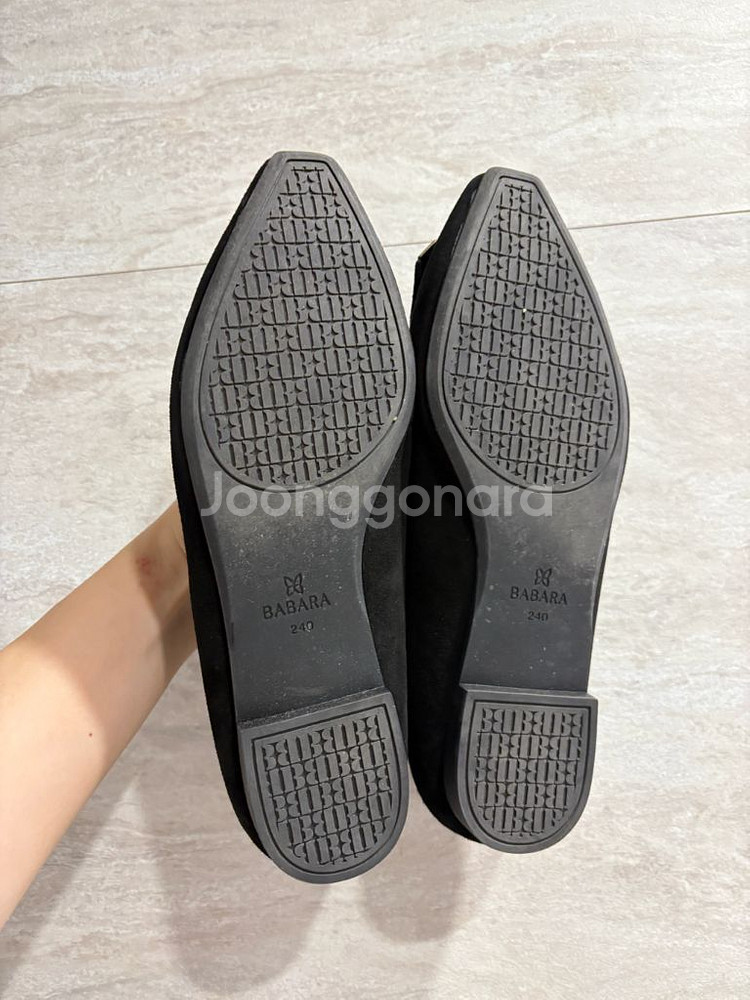 바바라 플랫구두 굽1cm 240사이즈--6