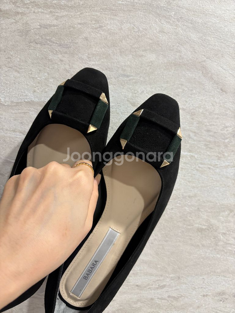 바바라 플랫구두 굽1cm 240사이즈--5