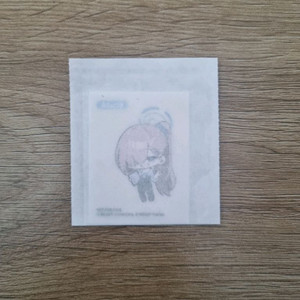 블루아카이브 애니메이트 카페 콜라보 구매 특전 아스나 띠부띠부씰