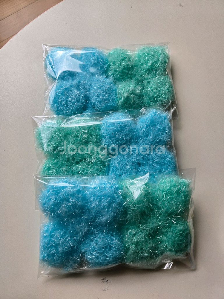 핸드메이드 뜨개 수세미--5