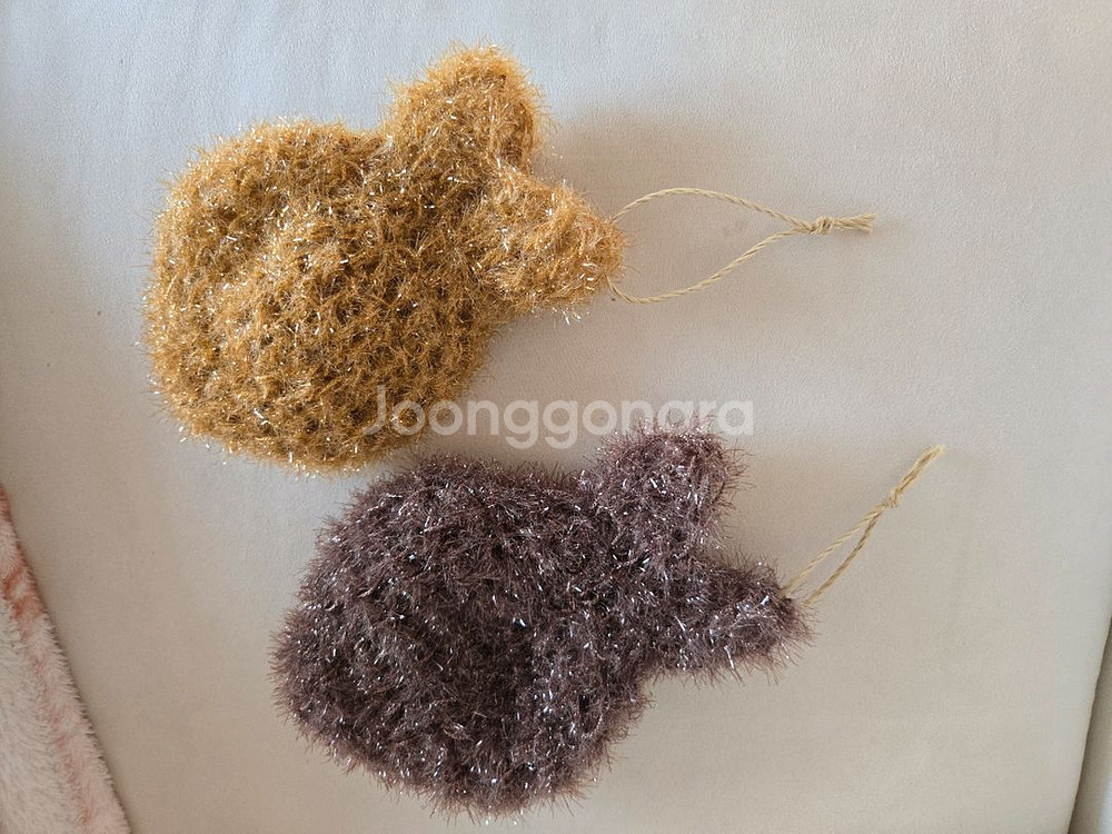 핸드메이드 뜨개 수세미--3