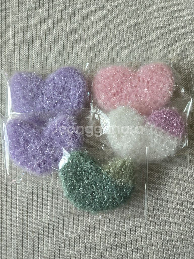 핸드메이드 뜨개 수세미--9