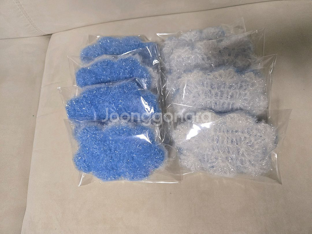 핸드메이드 뜨개 수세미--8