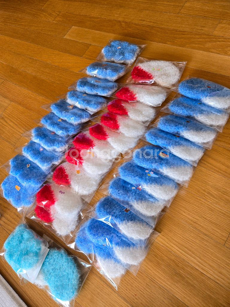 핸드메이드 뜨개 수세미--7