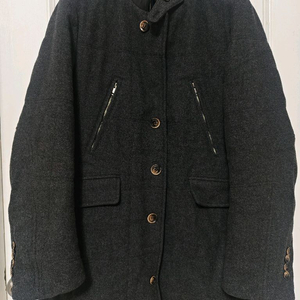 마에스트로 구스다운 캐시미어 패딩코트 95