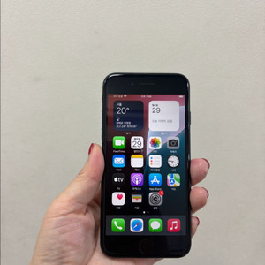 (부산중고폰)아이폰SE2 블랙 64기가 공기계 판매해요