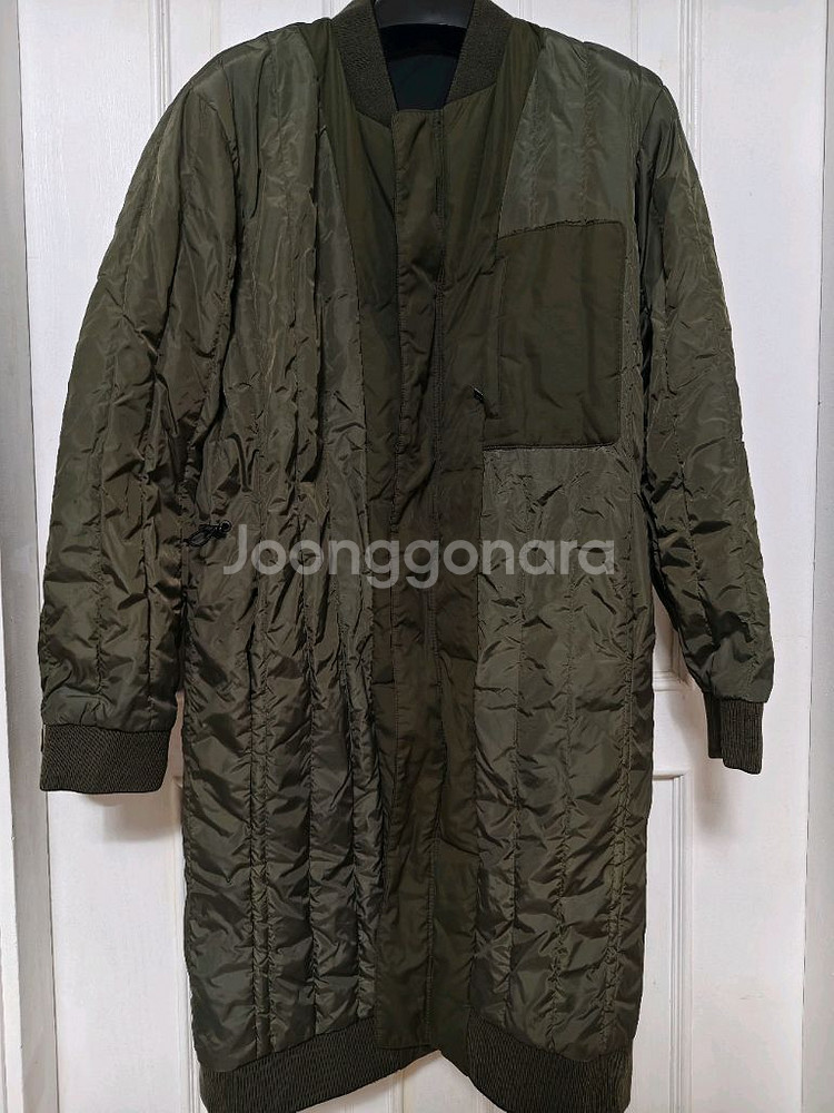 시스템 남성 퀼팅 리버시블 경량 롱패딩 95 ( 95 ~ 슬림100 추천 )--0