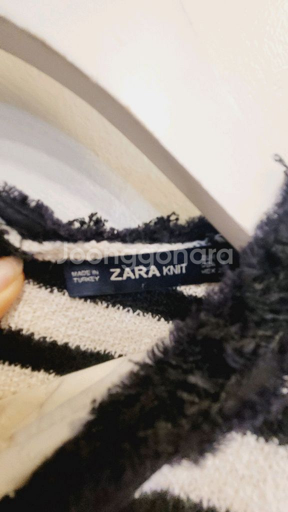 자라 스트라이프 니트 . 퀼팅 누빔 원피스--2