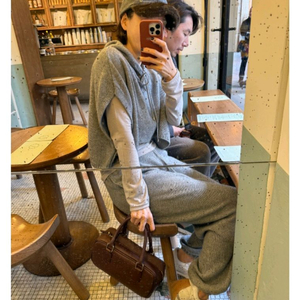 리미샵 소프트 캐시미어 니트 팬츠 후드