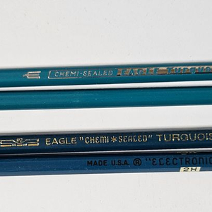 빈티지 이글 터쿼이즈 연필 경도 2h