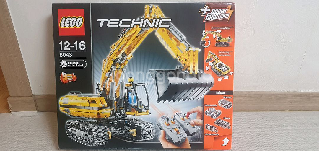 레고 테크닉 8043 전동굴착기 중고--0