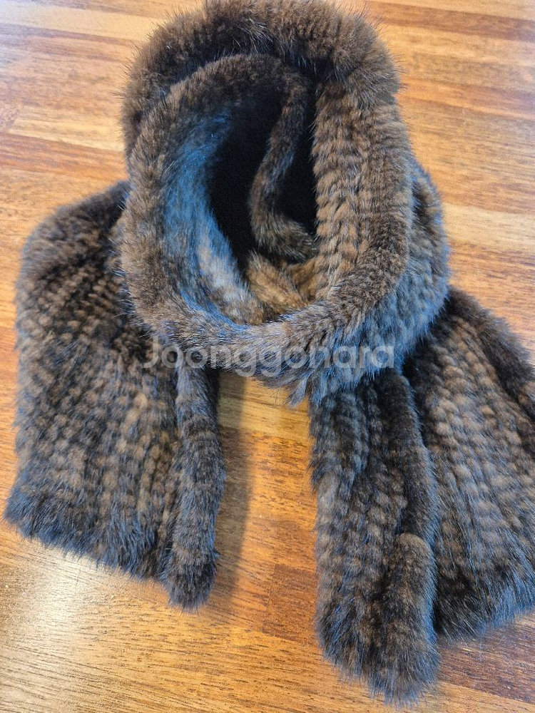 진도 밍크 목도리--0