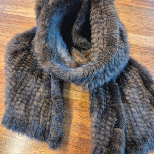 진도 밍크 목도리