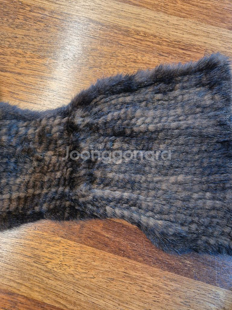 진도 밍크 목도리--1