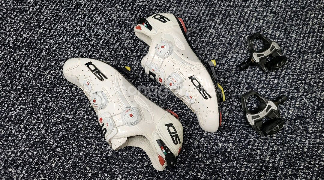 SIDI 시디 카본 로드클릿슈즈/시마노 105클릿페달--1