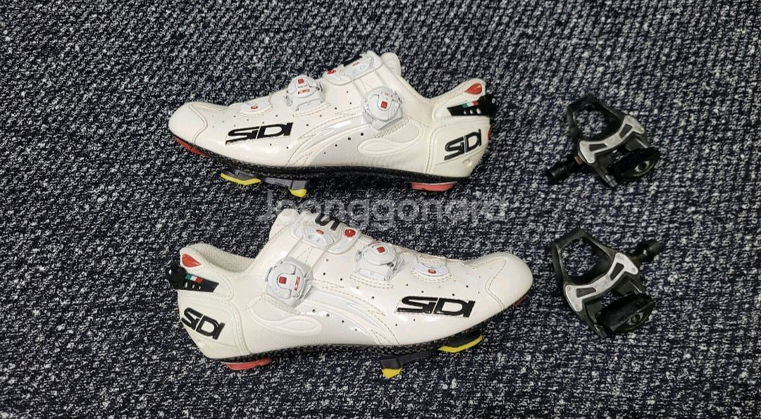 SIDI 시디 카본 로드클릿슈즈/시마노 105클릿페달--0