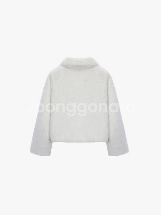 잇미샤 에코 퍼 집업 자켓 아이보리--9