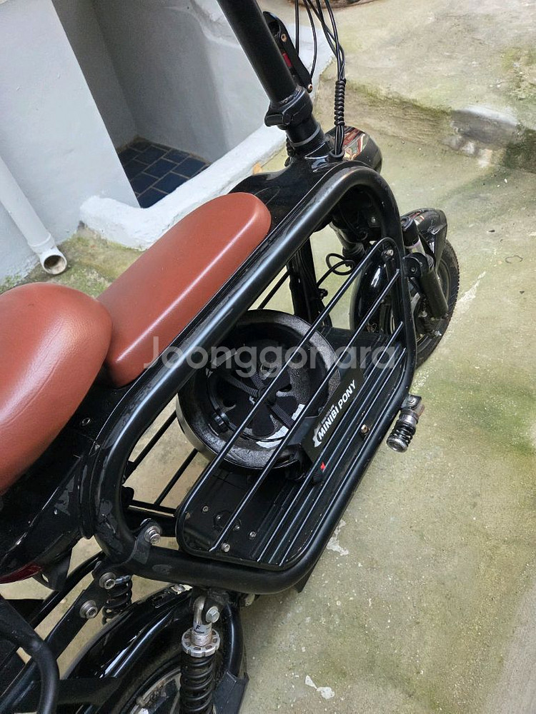 전동스쿠터. 미니비 포니 전동 스쿠터 블랙--6