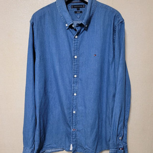 한섬 타미힐피거 리얼인디고 데님셔츠