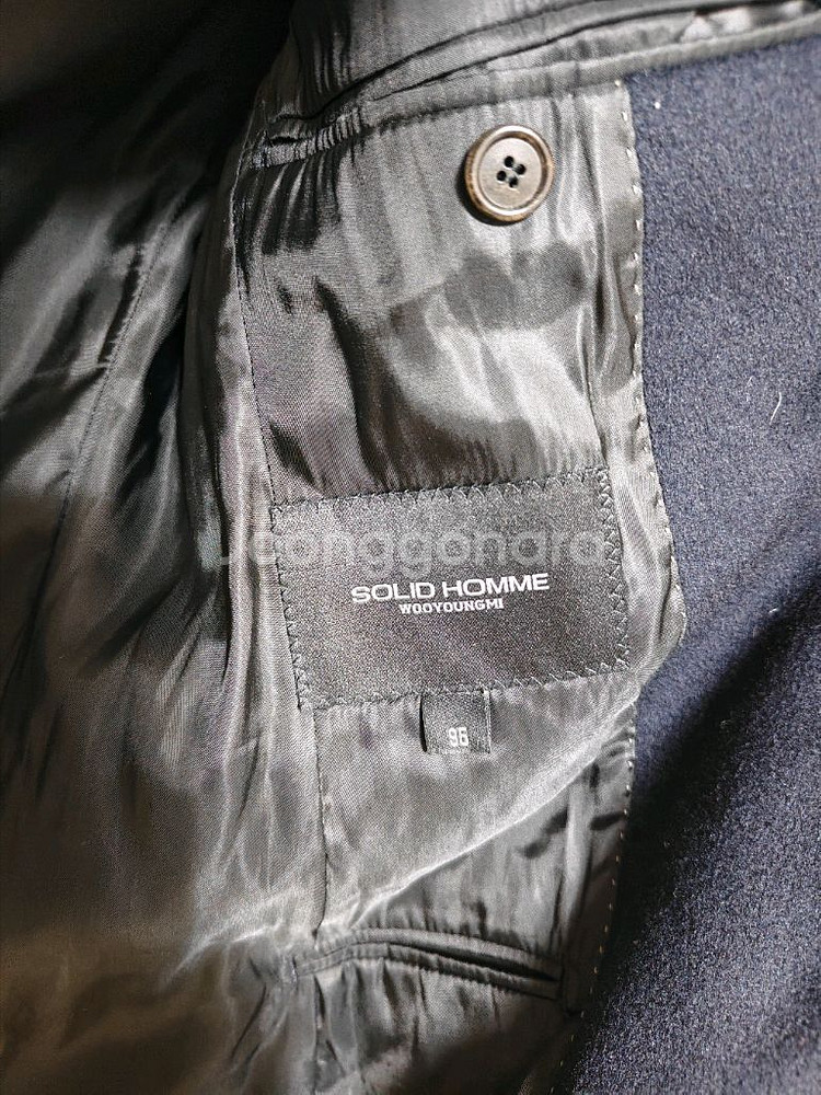 솔리드옴므 캐시미어 혼방 코트 95 ( 슬림95 ~ 90 추천 )--3