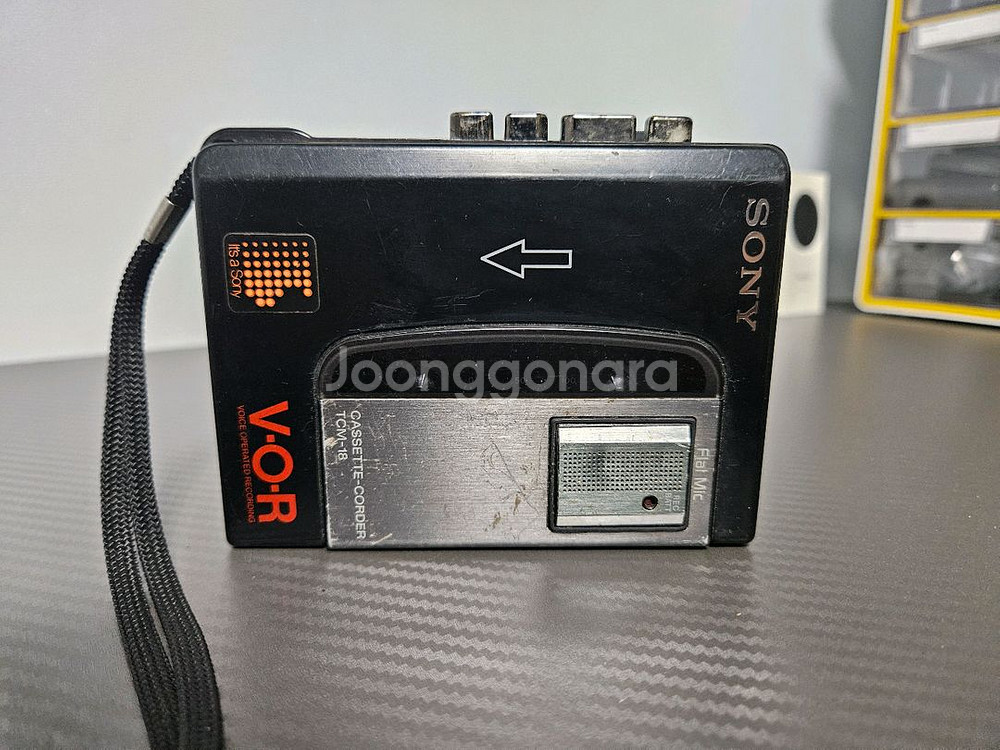 소니 카세트 플레이어 tcm 18 정크--0