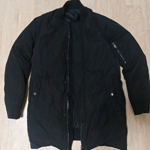 솔리드옴므 우영미 ma-1 중기장 구스다운 패딩 95 블랙