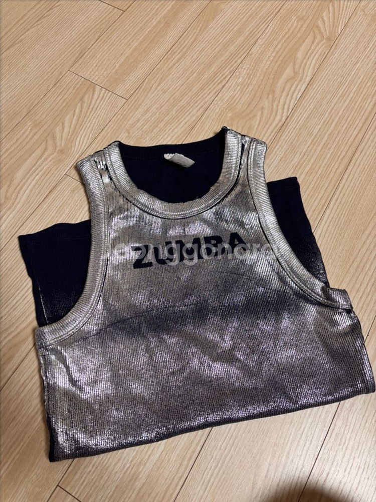 줌바 운동복 크롭탑--0