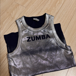 줌바 운동복 크롭탑