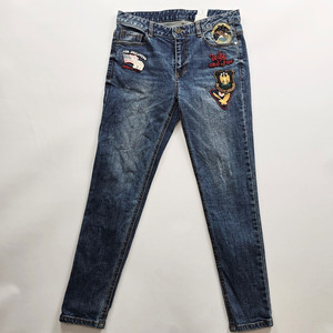 지프 청바지 패치워크 스판 데님 사이즈29 R2745
